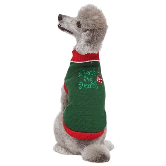 Ellen Degeneres ED “Deck The Halls” Dog Sweater. Size Medium. - Picture 1 of 10